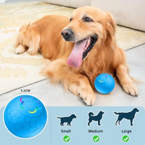 Dog Toy Storage: Electric Interactive LED Smart Ball for Dogs - Image 5