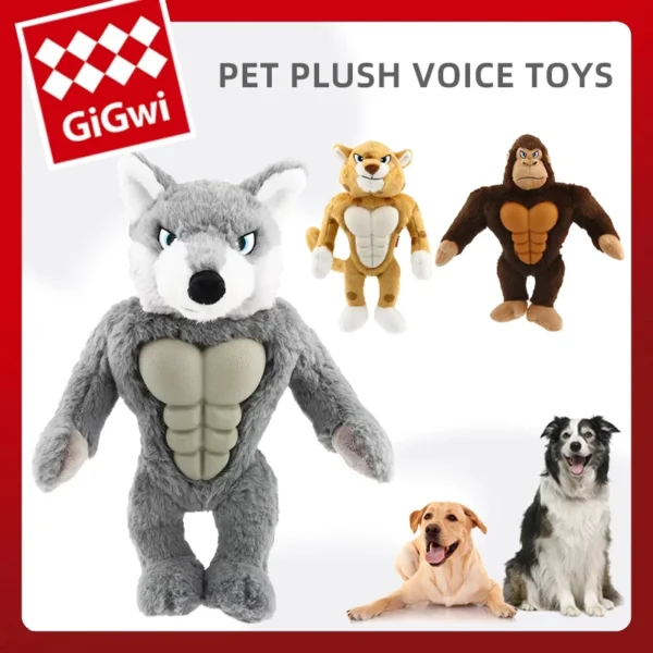 Dog Toy Storage: Forest Warrior Plush Interactive Molar Training Toy