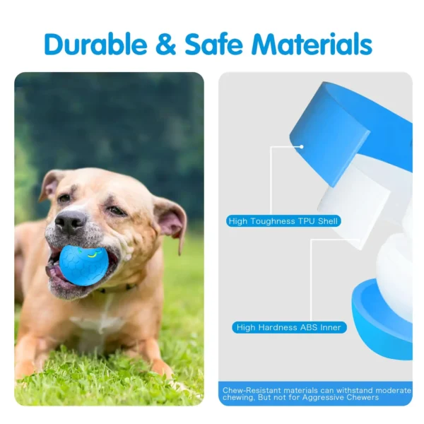 Dog Toy Storage: Interactive USB Rechargeable Rolling Motion Ball - Image 5