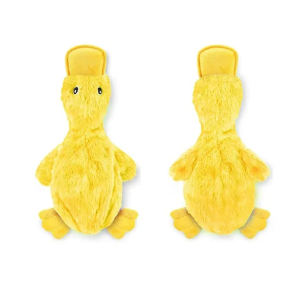 Dog Toy Storage: Plush Yellow Duck Interactive Chewing Toy - Image 2