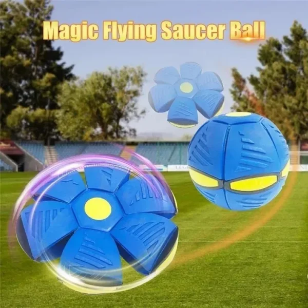 Dog Toy Storage: Interactive Flying Saucer Ball for Dog Training - Image 3