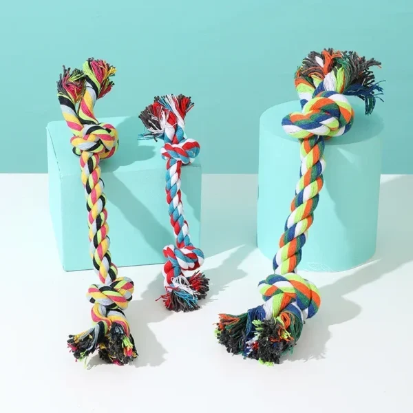 Dog Toy Storage: Durable Cotton Rope Chew Toy