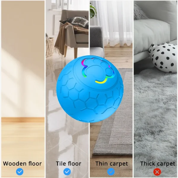 Dog Toy Storage: Electric Interactive LED Smart Ball for Dogs - Image 6