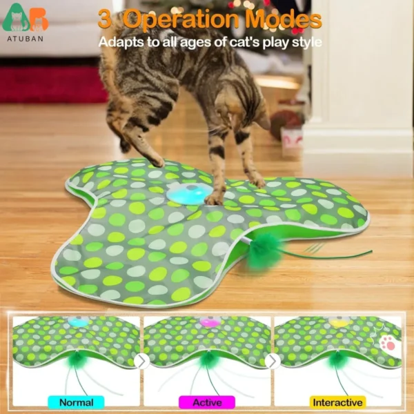 Dog Toy Storage: Interactive Moving Feathers Cat Exercise Toys - Image 8