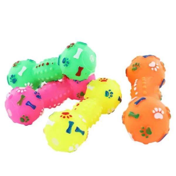 Plastic Bone Dog Toy Storge with Squeaky Sound - Image 6