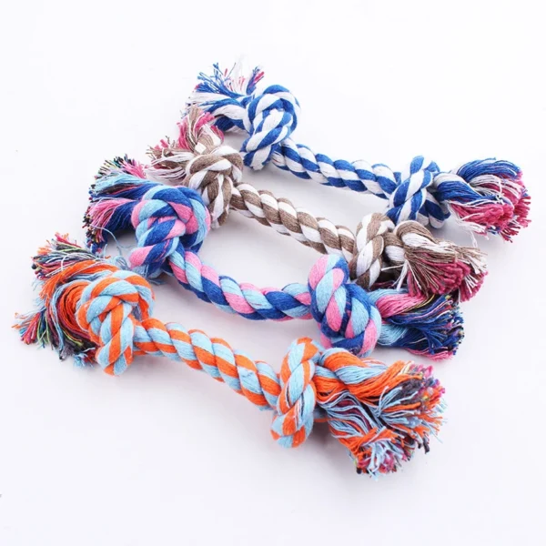 Dog Toy Storage: Bite Rope Cotton Knot, Teeth Cleaning & Durable
