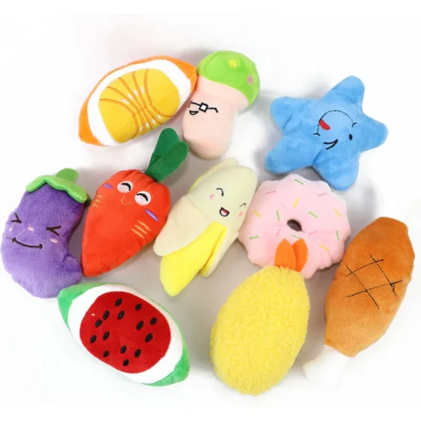 Dog Toy Storage: Pack of Squeaky Plush Toys. - Image 6