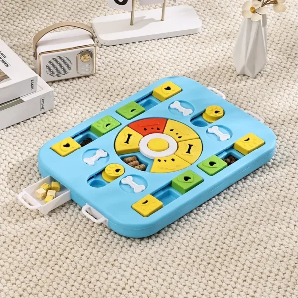 Pet Puzzle Toy with Slow Food Bowl Dog Toy Storage - Image 7