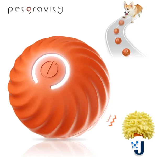 Dog Toy Storage: Smart Gravity Moving Interactive Toy Ball for Puppies