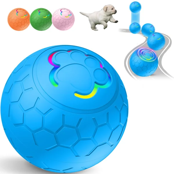 Dog Toy Storage: Interactive USB Rechargeable Rolling Motion Ball