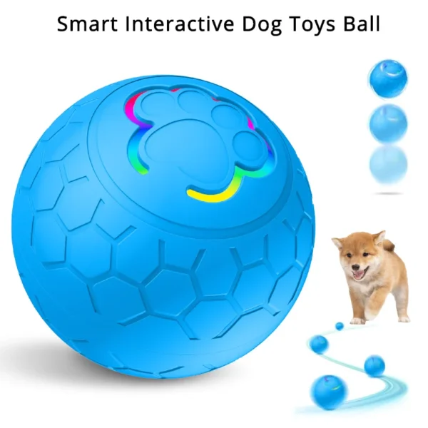 Dog Toy Storage: Electric Interactive LED Smart Ball for Dogs