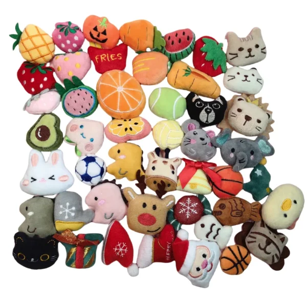 Dog Toy Storage: Cute Plush Catnip Toy Set - Image 6