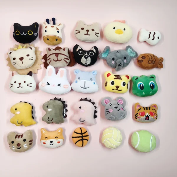 Dog Toy Storage: Cute Plush Catnip Toy Set - Image 8