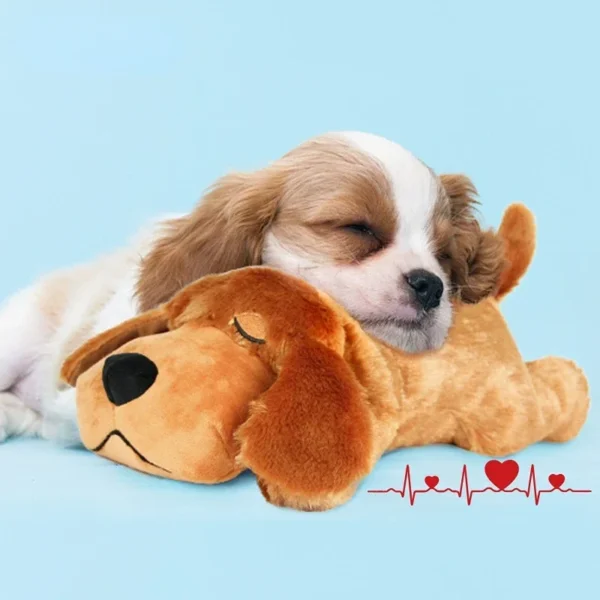 Dog Toy Storage: Heartbeat Puppy Plush for Anxiety Relief