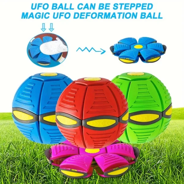 Dog Toy Storage: Interactive Flying Saucer Ball for Dog Training - Image 5